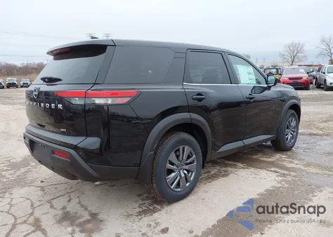 2025 Nissan Pathfinder S 4Wd z USA, uszkodzony, nr VIN 5N1DR3AC0SC312172